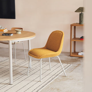 Aimee Dining Chair - White Leg/ 4  Colours