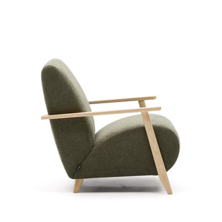 Marly Occasional Chair - Oak Arm/2 Colours