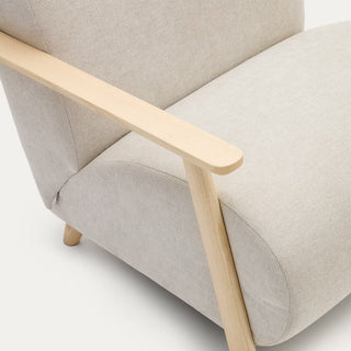 Marly Occasional Chair - Oak Arm/2 Colours