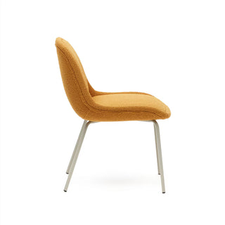 Aimee Dining Chair - White Leg/ 4  Colours