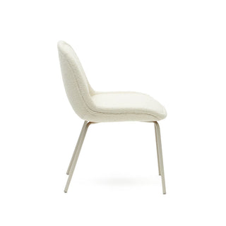 Aimee Dining Chair - White Leg/ 4  Colours