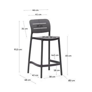 Morah Alfresco Stool - 4 Colours