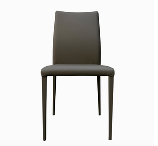 Gloria Italian Leather Dining Chair - Mid Back