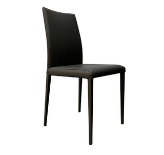Gloria Italian Leather Dining Chair - Mid Back