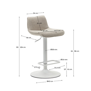 Zenith Bar Stool - 3 Colours