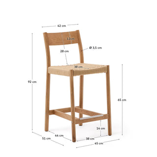 Yalgoo Bar Stool 65cm- 3 Colours
